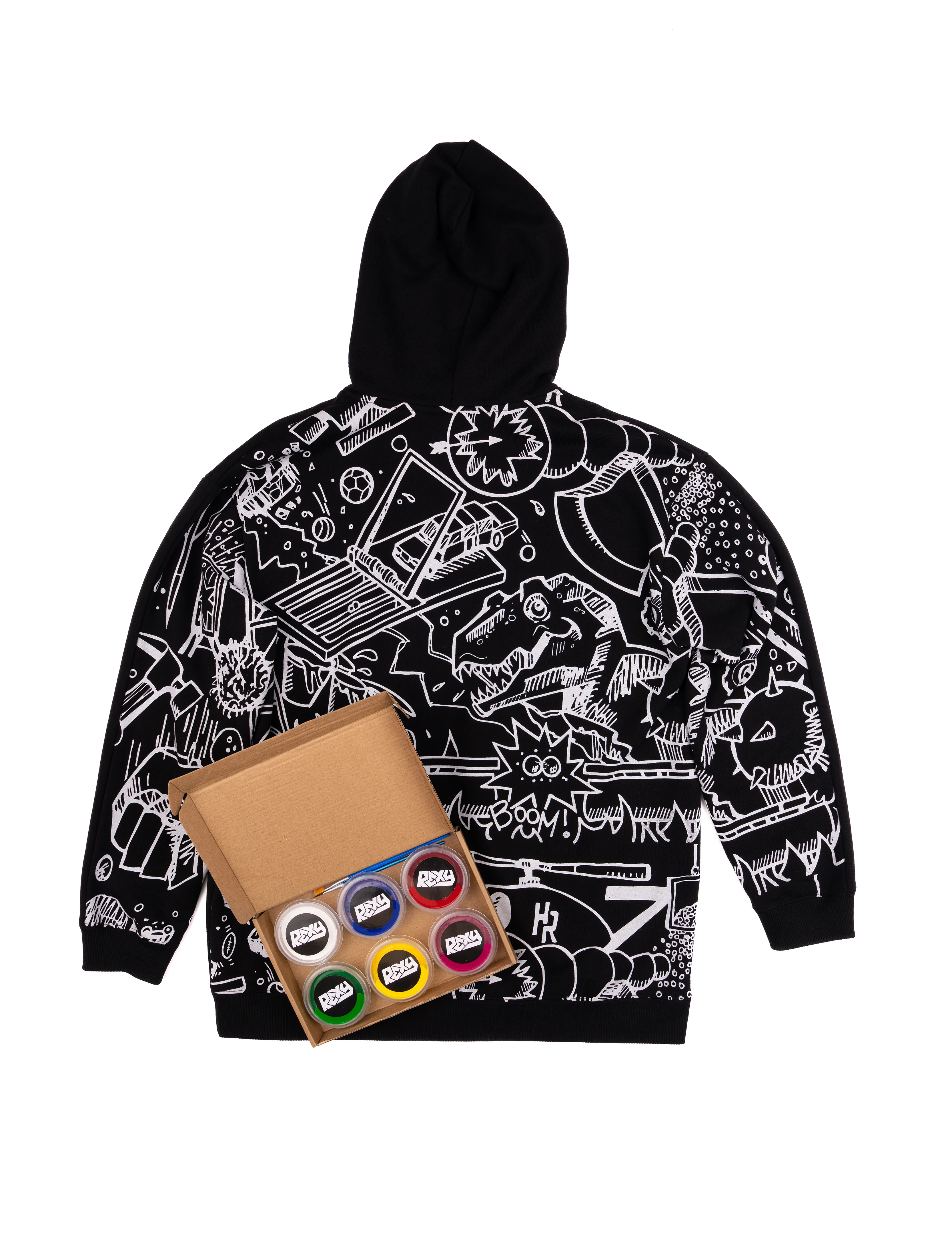 The Artist Hoodie with Paint Kit - Image 8