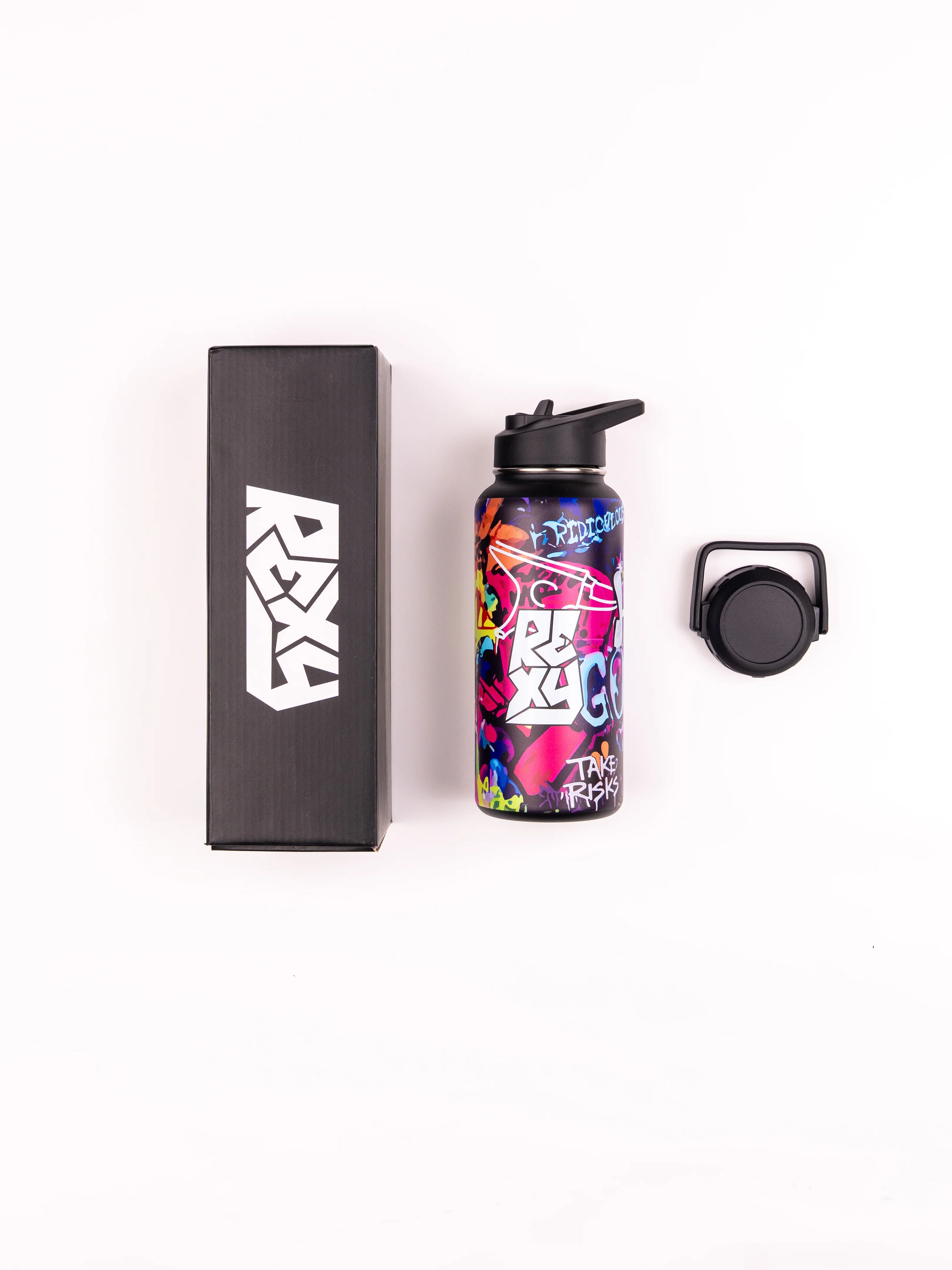 Custom Graffiti Water Bottle - Image 4