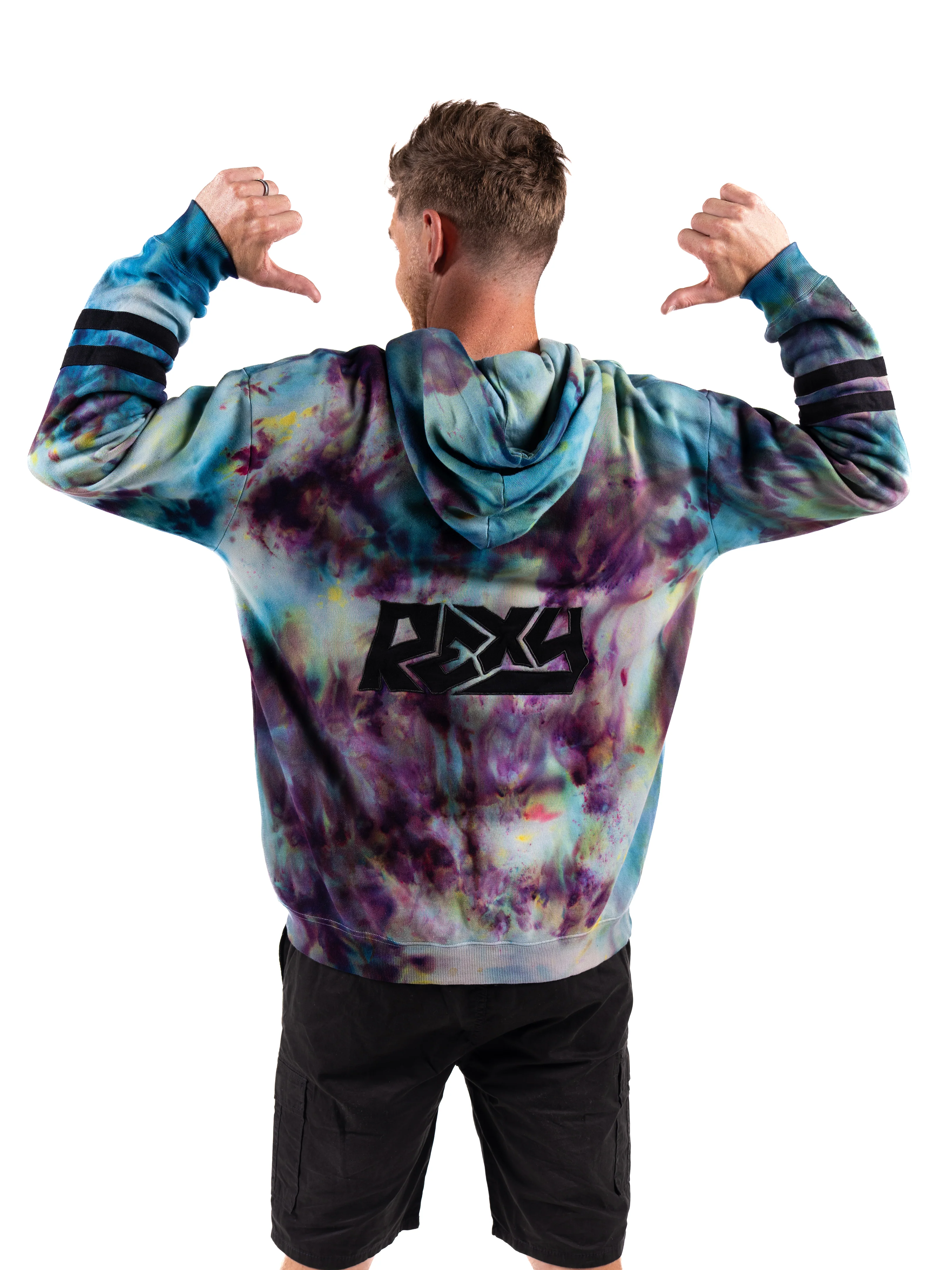 GALAXY BLUE Tie-Dye Hoodie - Image 3