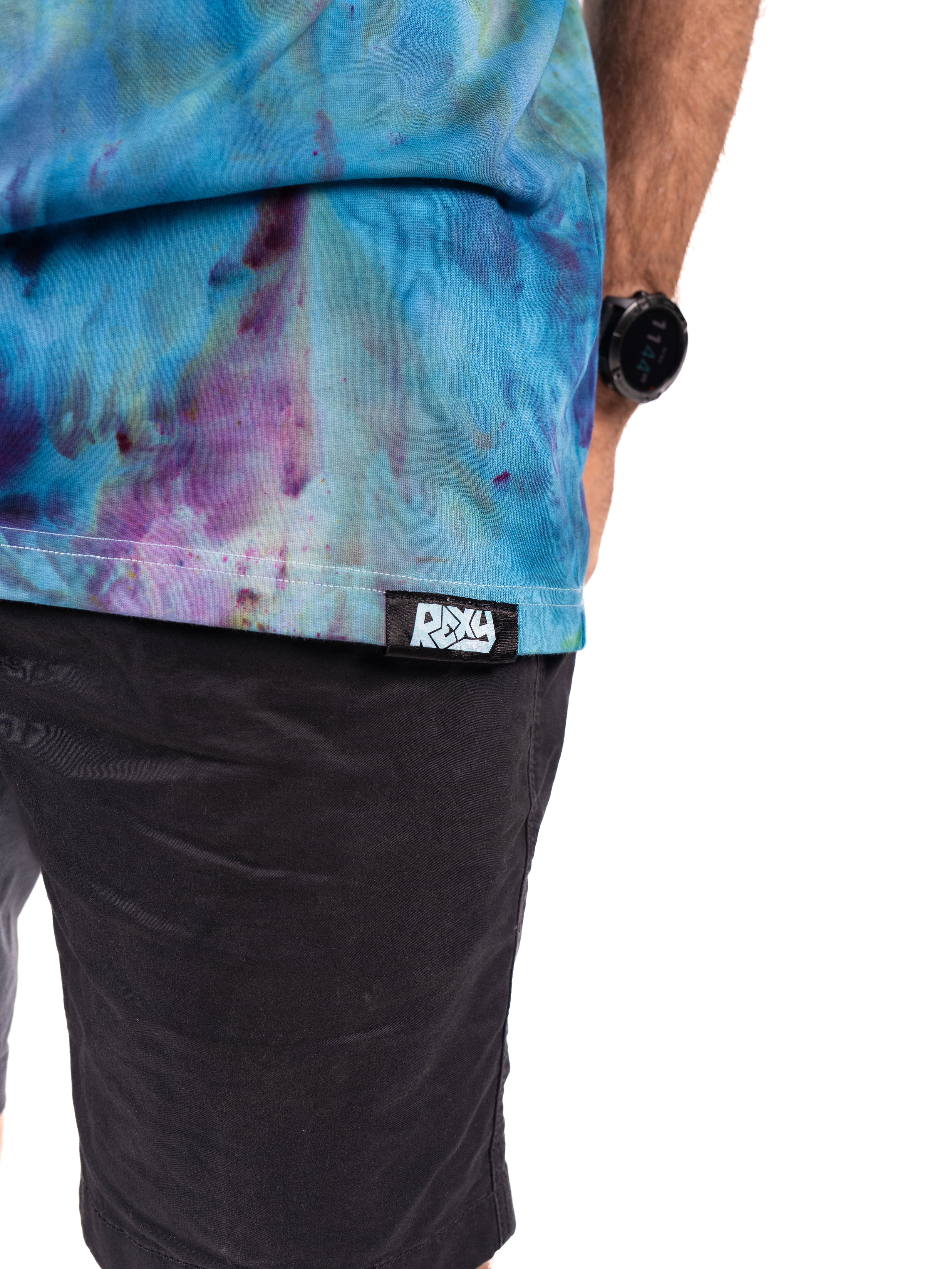 GALAXY BLUE Tie-dye Tee - Image 5